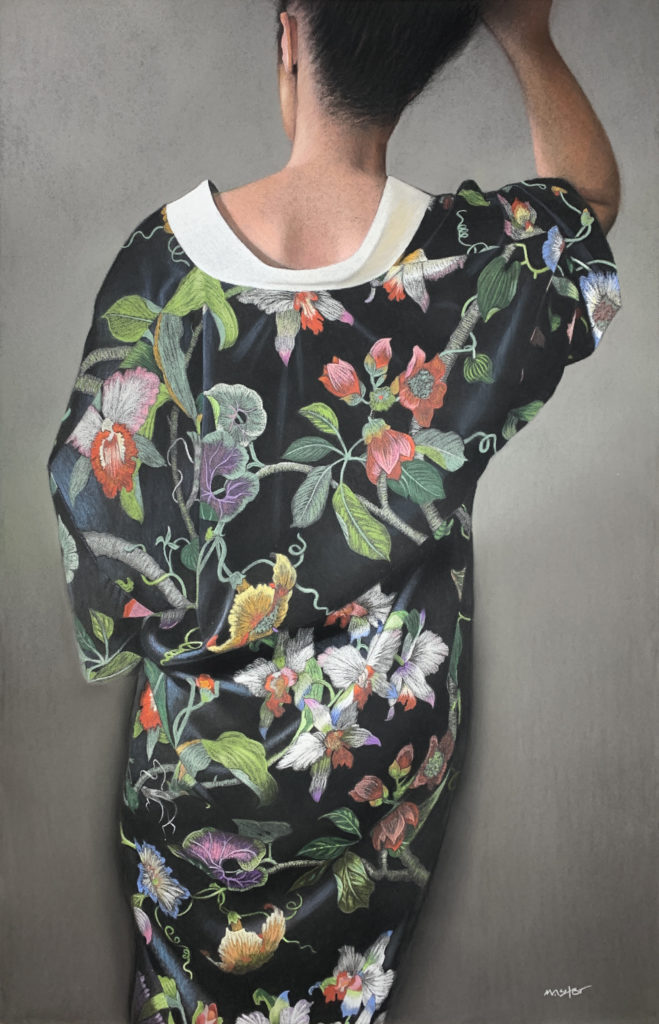 Michele Ashby, "Eden," pastel, 52 x 35 cm.