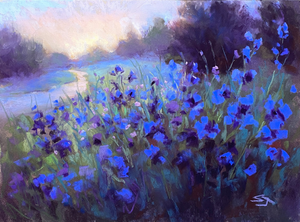 Susan Jenkins, Blue Flowers