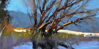 Tony Allain pastel painting - feature