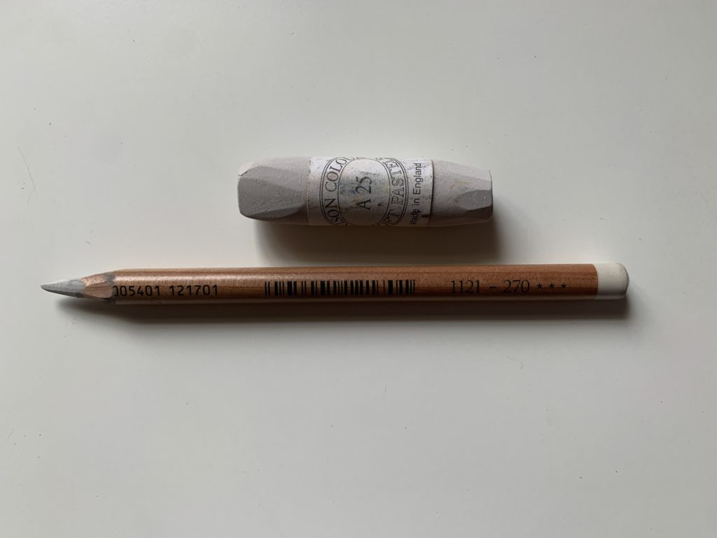 Unison Colour Pastel A25 and Faber Castell 270 pastel pencil