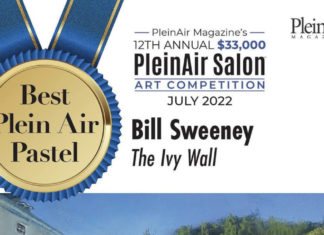 PleinAir Salon Best Plein Air Pastel award medallion