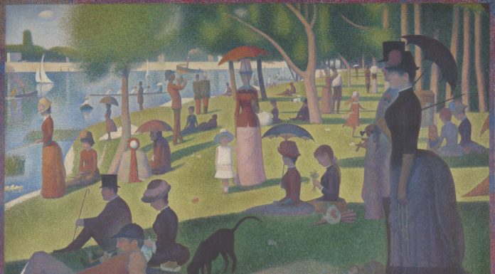 Colour Theory For Dummies: Georges Seurat, A Sunday on La Grande Jatte, 1884-6, oil on canvas, 207.5 x 308.1 cm, Art Institute of Chicago, Illinois, USA