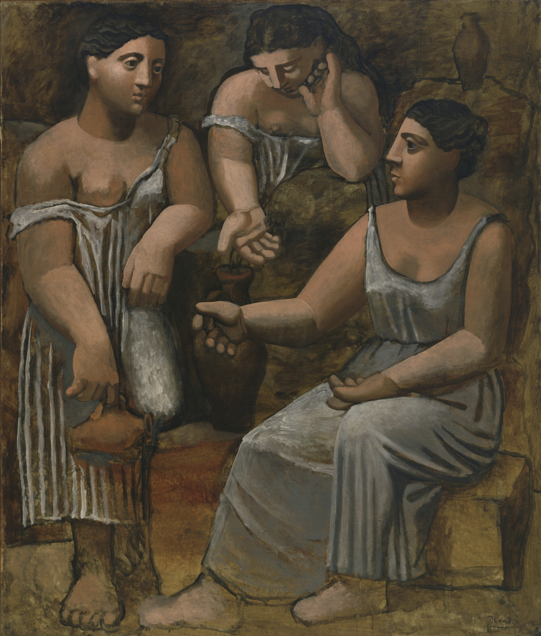 Pablo Picasso, "Three Women at the Spring," 1921, oil on canvas, 203.9 x 174 cm, MOMA, New York, USA