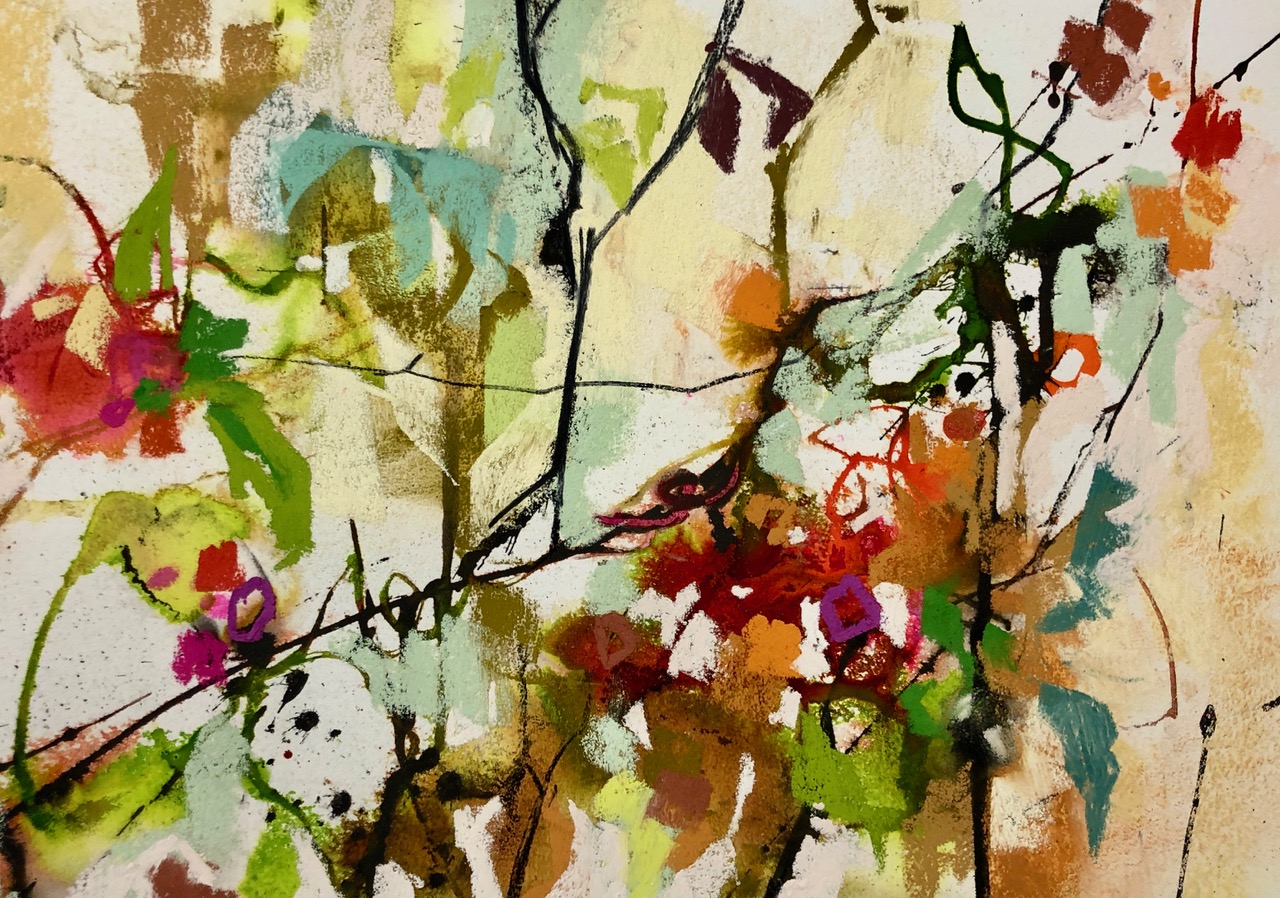 Painting Autumn - Judy Tate, "Autumn 2," pastels