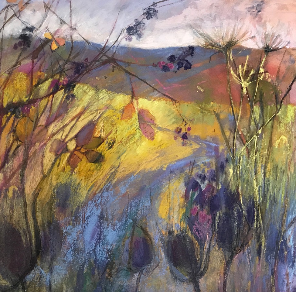 Painting Autumn - Judy Tate, "Autumn," pastels