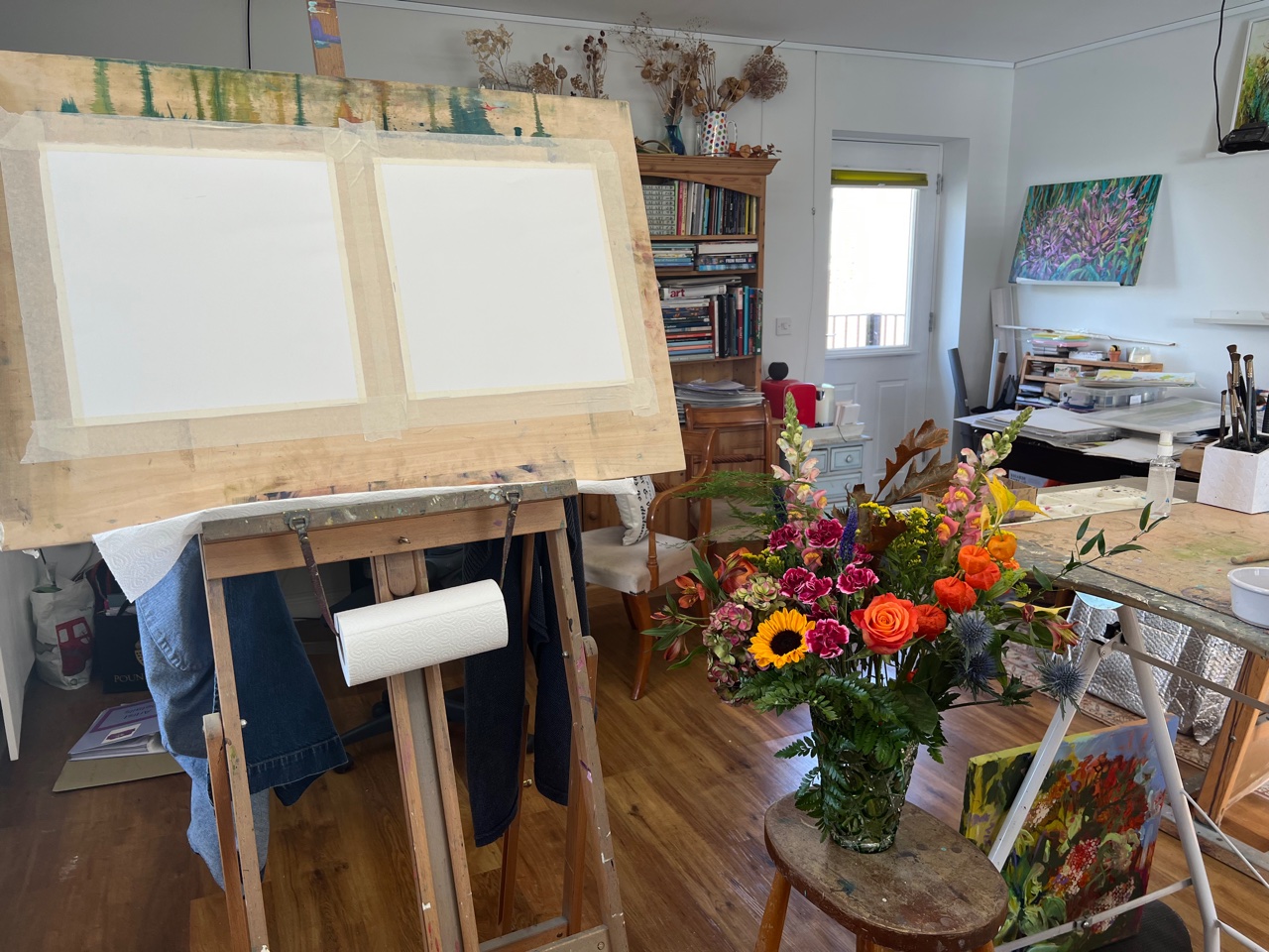 Judy Tate's studio and what's coming up next!
