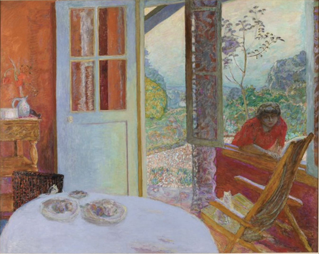 Pierre Bonnard, "Dining Room in the Country," 1913, oil on canvas, 164.47 x 205.74 cm, Minneapolis Institute of Art, Minneapolis, Minnesota, USA