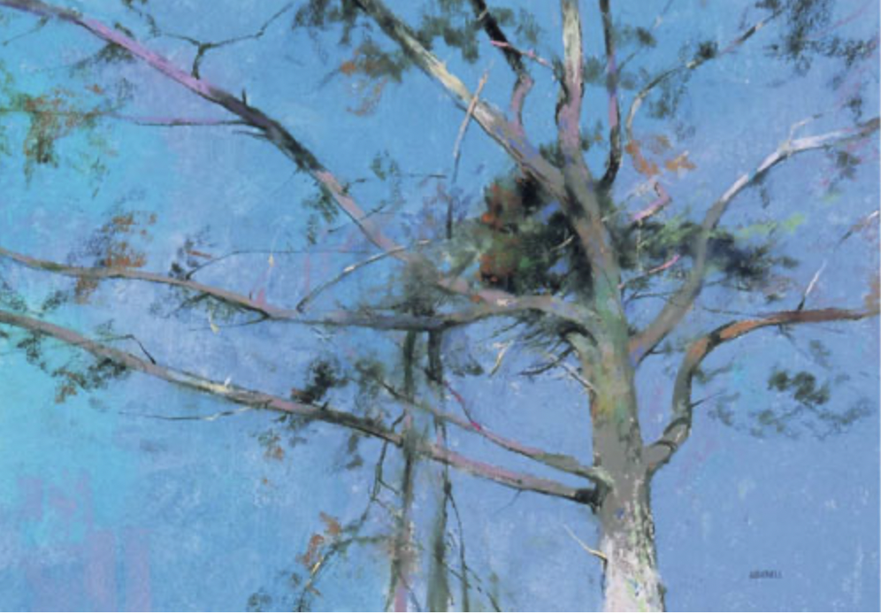 PleinAir Podcast artist - Albert Handell, "L'Arbre (The Tree)," pastel, 12 x 18 in