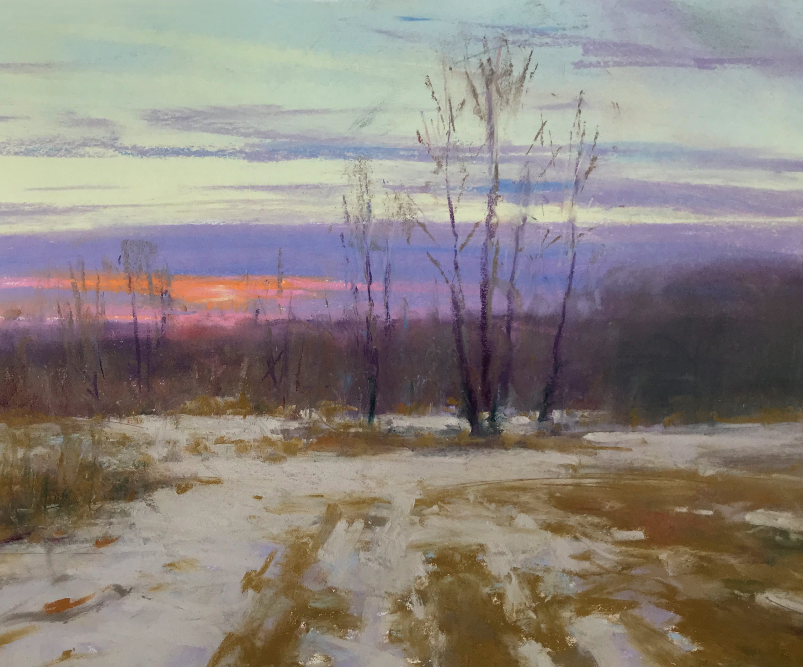 Christopher Copeland, "Winter Solstice," pastel, 11x14 in