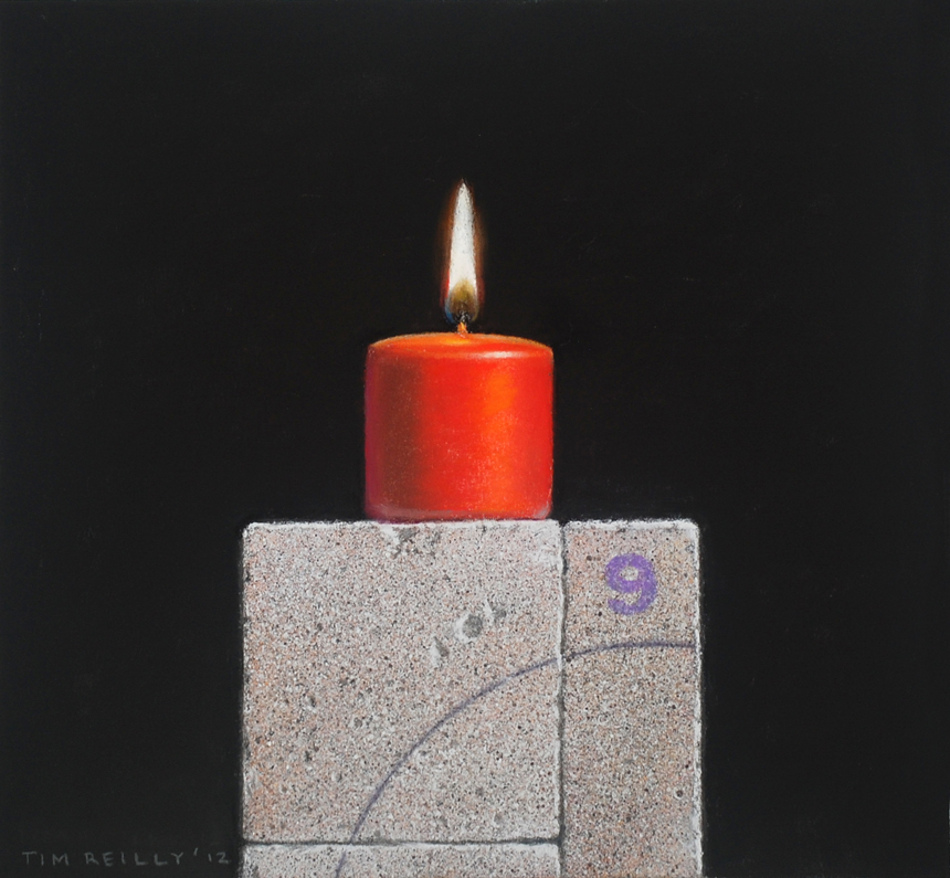 Tim Reilly, "Remember #9," pastel, 8 x 8 in