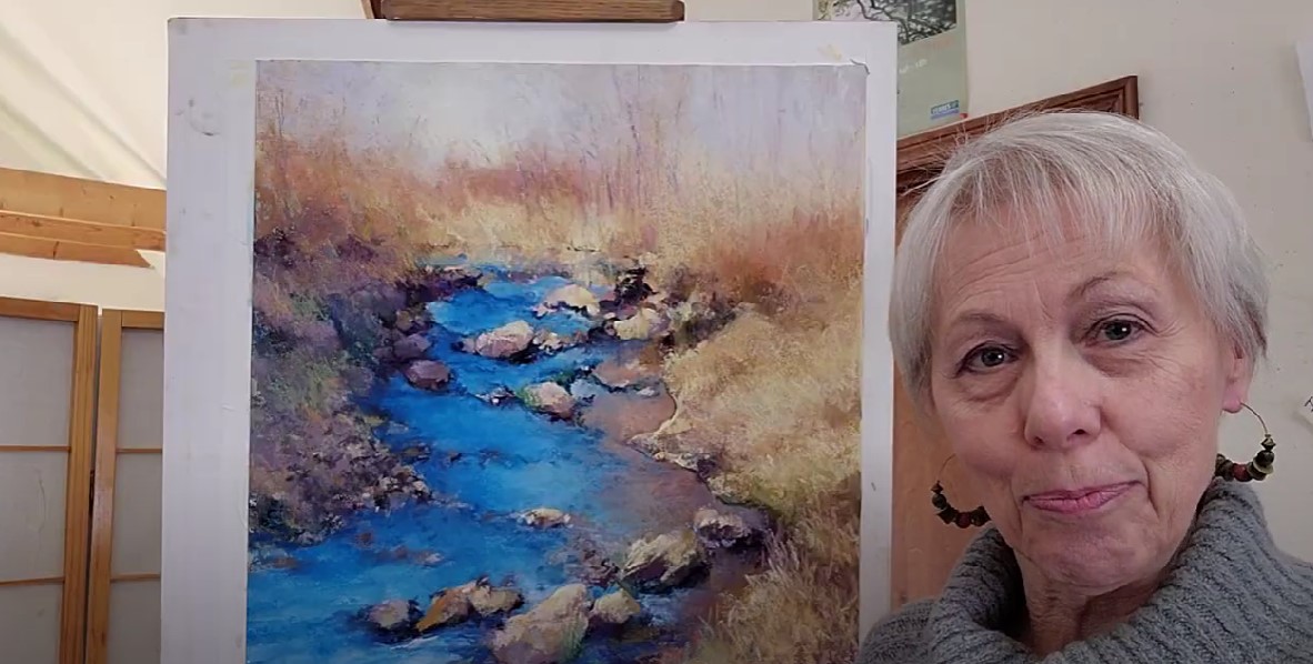 From Collette Odya Smith's Pastel Live landscape demo