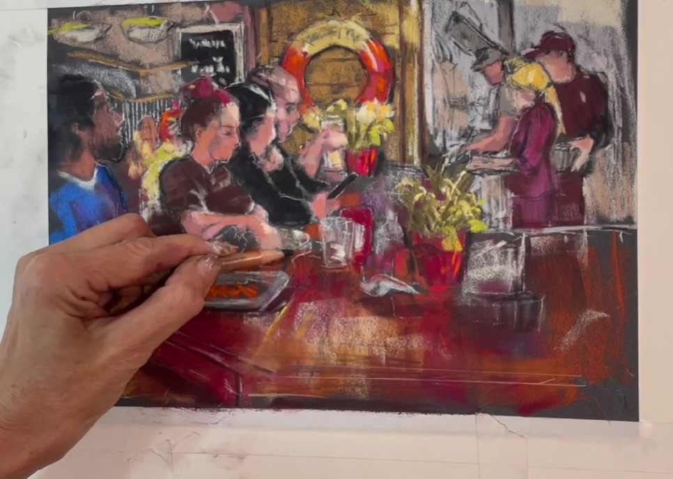 Pastel Live - From Jeri Greenberg's interior demo