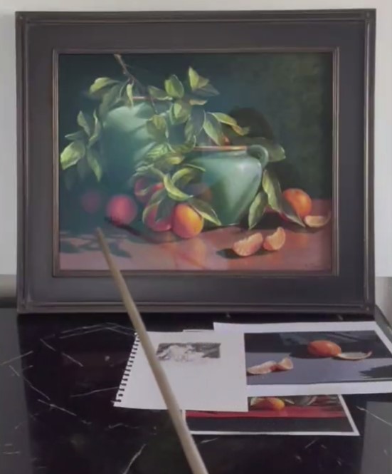 From a still life lesson with Marie Tippets