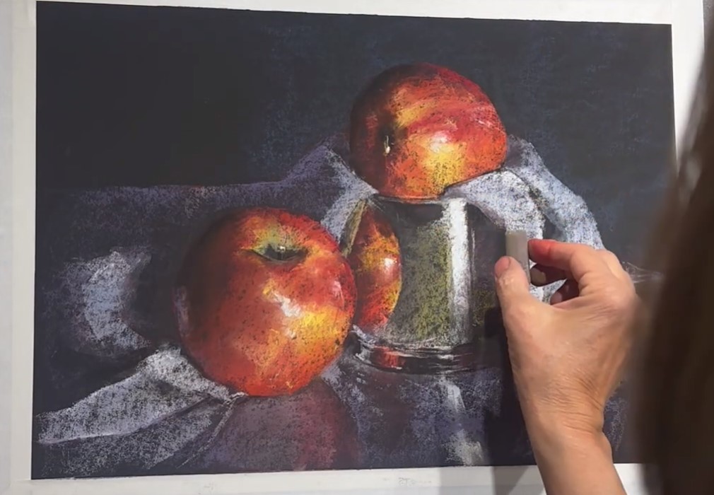 Pastel Live - From Pamela Hamilton's still life demo