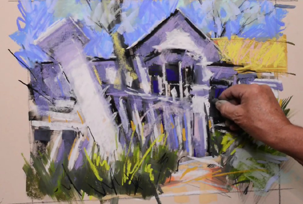 From Lon Brauer's landscape painting demo