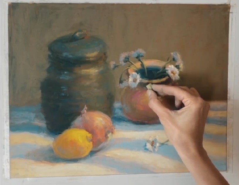 How to paint with pastels - Orit Reuben