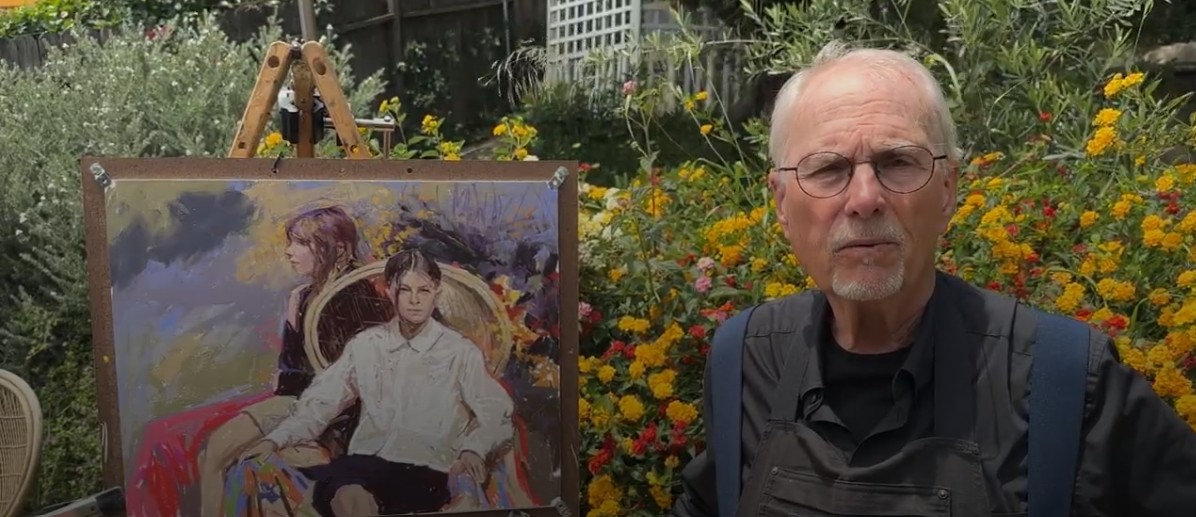 From W. Truman Hosner's "Figure in the Landscape" Demo